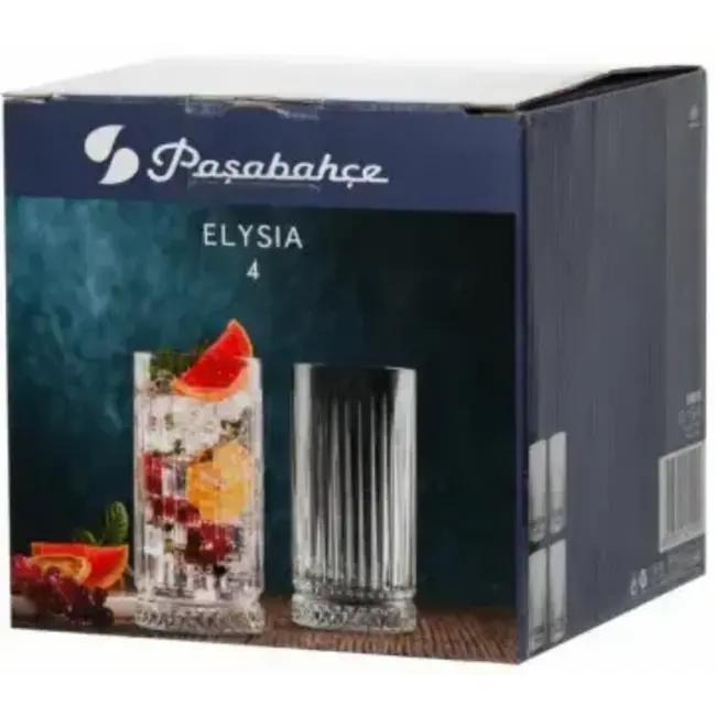 Pasabahce 4 Elysia Lang Drinkglazen | 280ml