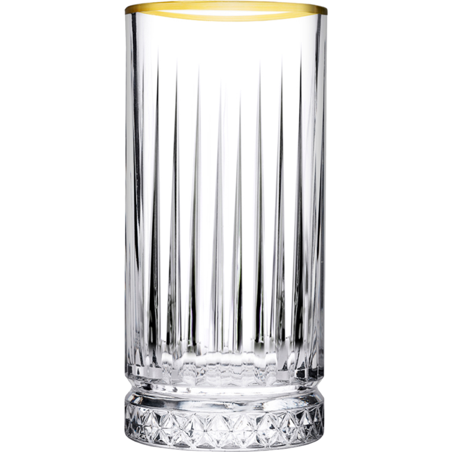 Pasabahce 4 Elysia Lang Drinkglazen Goud | 280ml