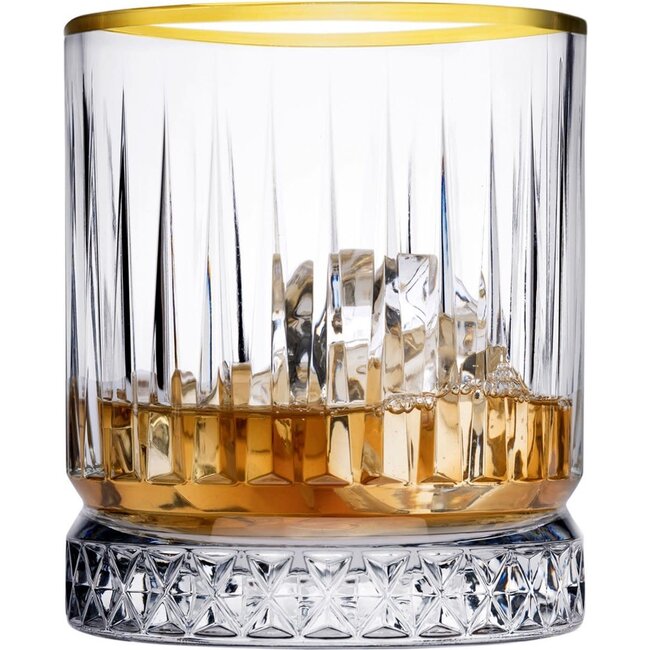 Pasabahce 4 Elysia Drink Glass Gold | 210cc