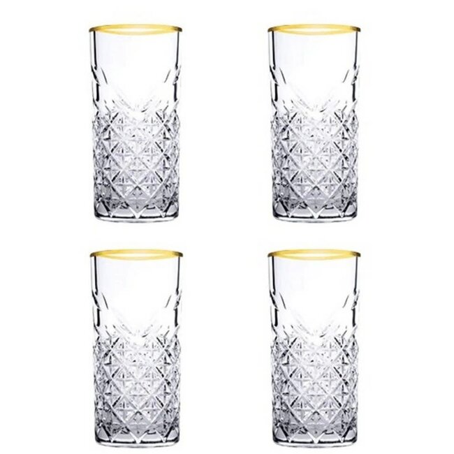 Pasabahce 4 Timeless Raki Drinkglazen Goud | 180ml