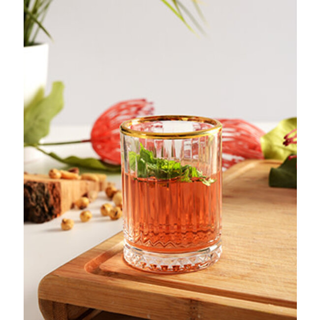Pasabahce 6 Elysia Borrel Drinkglazen Goud | 60ml