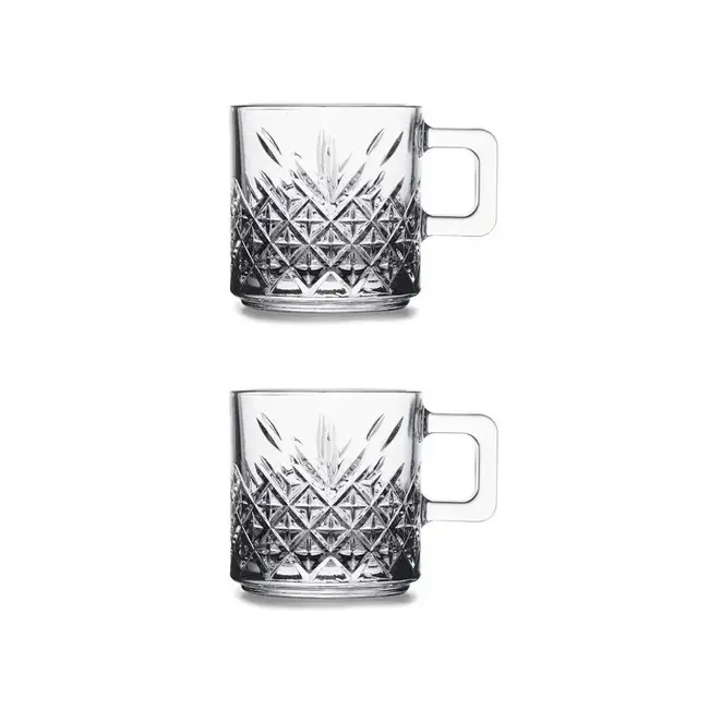 Pasabahce 2 Timeless Koffie- Theeglazen | 195ml