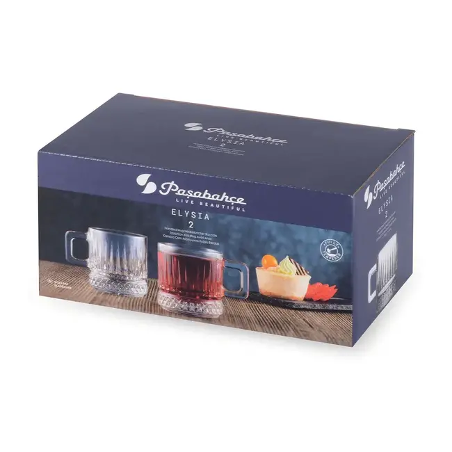 Pasabahce 2 Elysia Coffee & Tea Glasses | 195ml