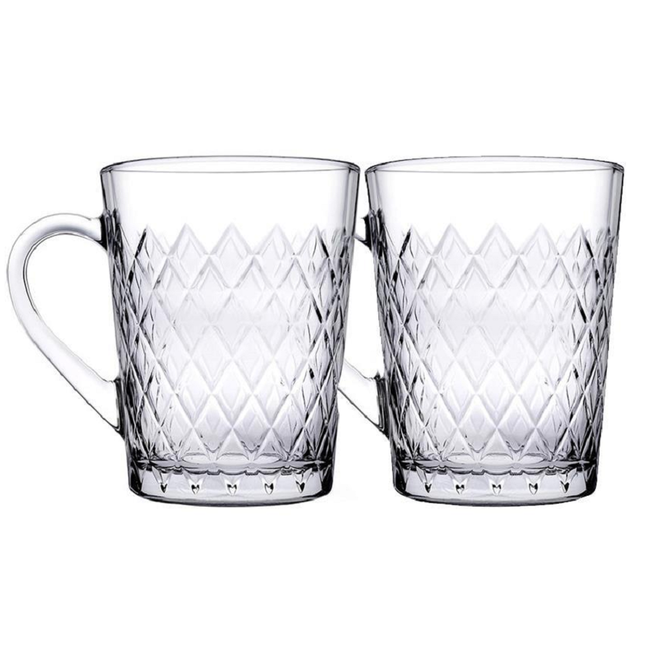 Pasabahce 2 Ruby Thee Glas