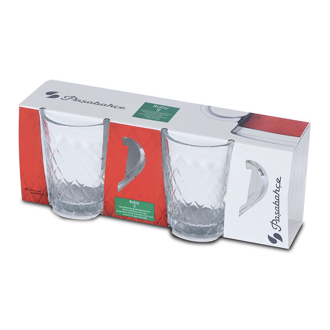 Pasabahce 2 Ruby Theeglazen  | 265ml