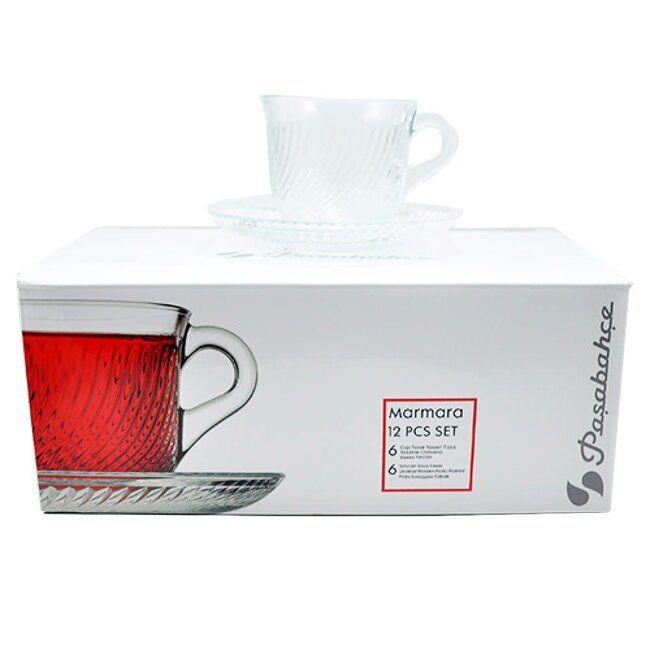 PASABAHCE 97768 MARMARA THEE SET