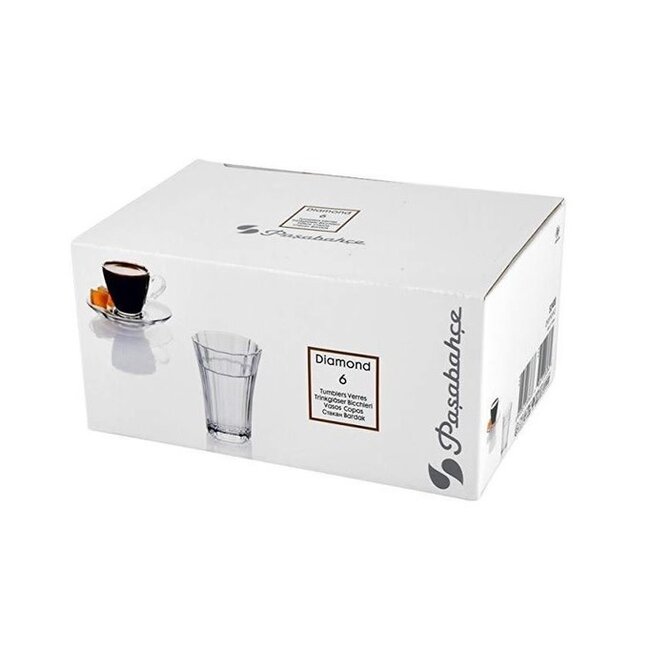 PASABAHCE 52400 DIAMOND MINI COKTAIL GLAZEN