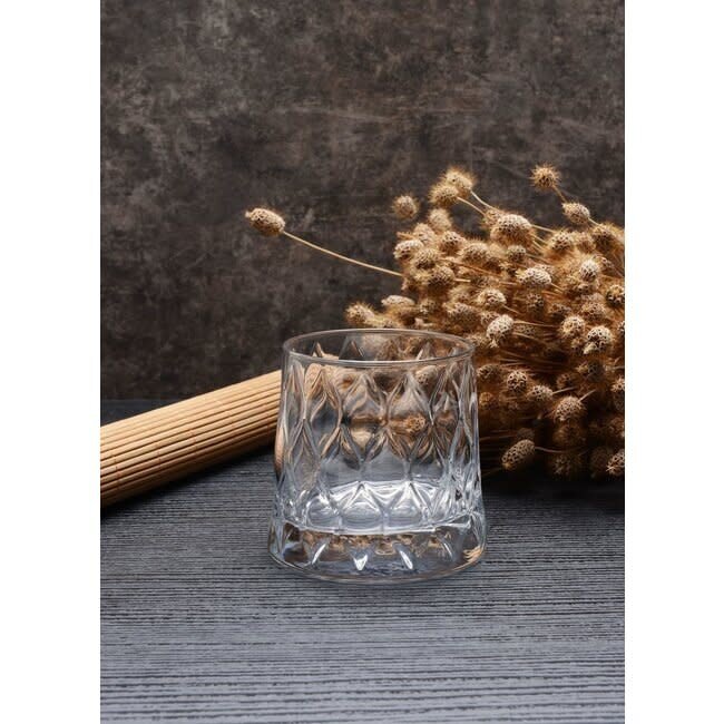 Pasabahce 4 Leafy Whisky Glasses | 300ml