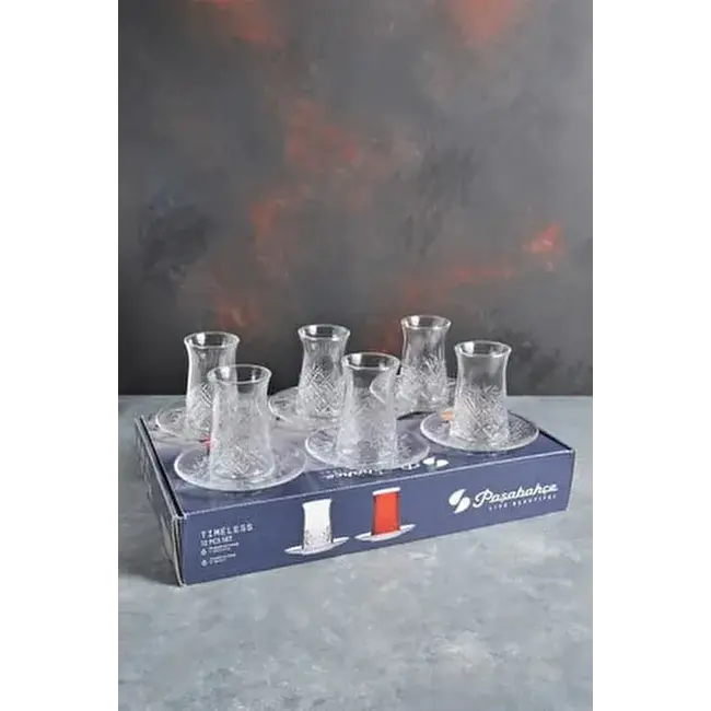 Pasabahce 12 Timeless Theeglazen Set | 160ml