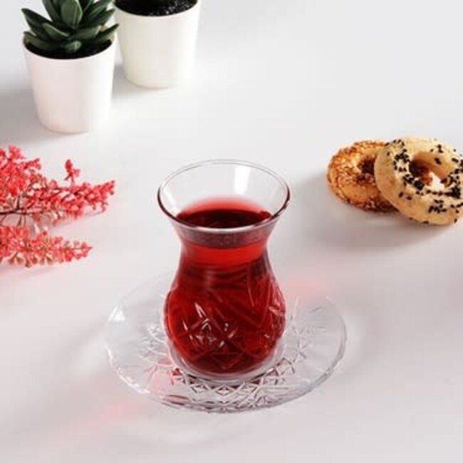 Pasabahce 12 Timeless Tea Glasses Set | 155ml