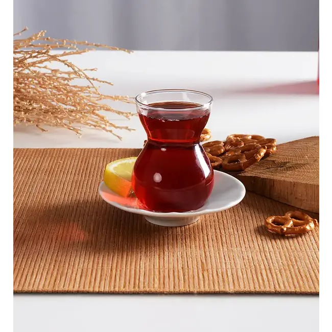 Pasabahce 12-delig Dantel Porselein Thee Set