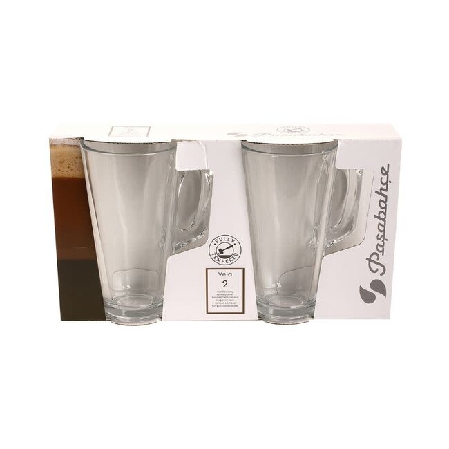 Pasabahce 2 Vela Tea/Coffee Glasses | 385ml