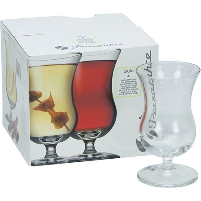 Pasabahce Gala Coffee and Tea Glass Set | 4-Piece | 115 ml