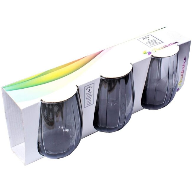 Pasabahce 3 Linka Smoke Drinkglazen | 240ml