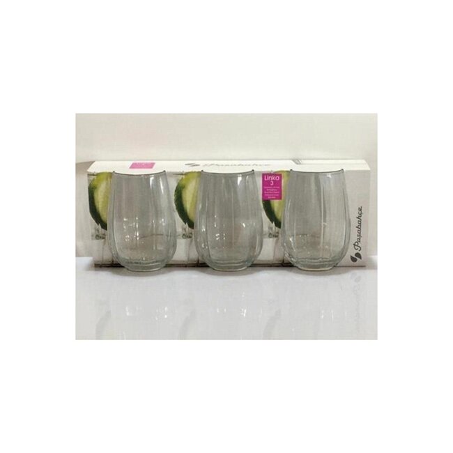 Pasabahce 3 Linka Drinking Glasses | 380 ml