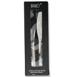 Bavary 6 Dinner Knife | Silver