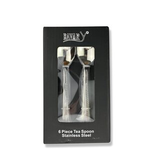 Bavary 6 Tea Spoon | Silver