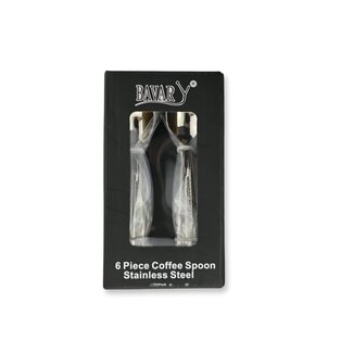 Bavary 6 Coffee Spoon | Silver
