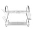 Bavary 2-layer Dish Drainer | Silver