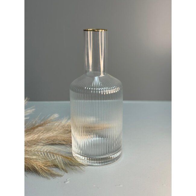 Bvaray 1 Ripple Karaf Gold | 1150ml