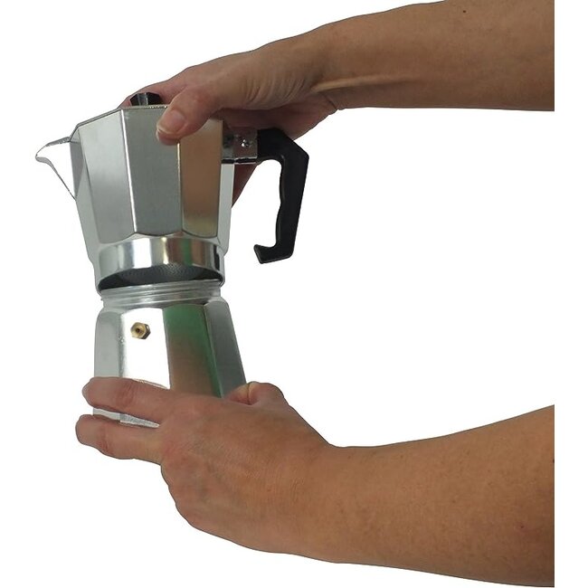 Bavary Aluminium Espresso Koffiemaker | 12 Kops