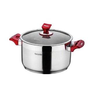 Hascevher Hascevher Yaprak Stainless Steel Pots | 24x14 cm - 6.5L