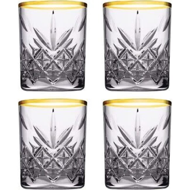 Pasabahce 4 Timeless Borrel Drinkglazen Goud | 62ml