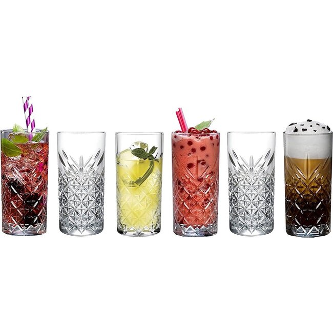 Pasabahce 4 Timeless Lang Drinkglazen | 295ml