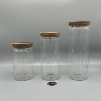 Bavary Ribble Storage Jar | 1250 ml