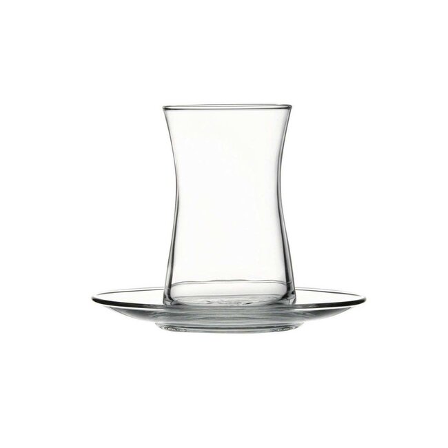 Pasabahce 12 Heybeli Theeglazen Set | 160ml
