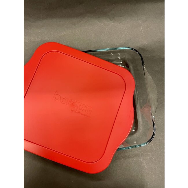 Pasabahce 1 Borcam Vierkant incl. Deksel | 1950cc