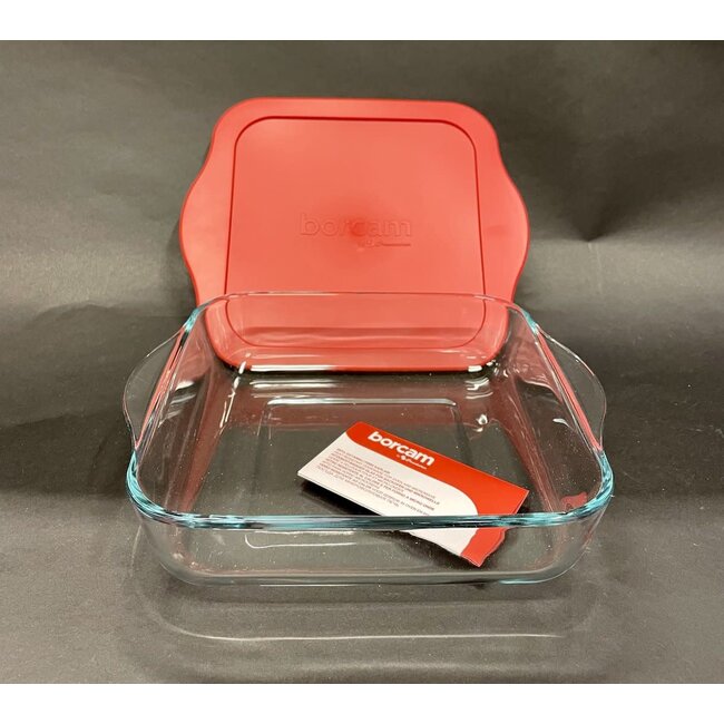 Pasabahce 1 Borcam Vierkant incl. Deksel | 1950cc