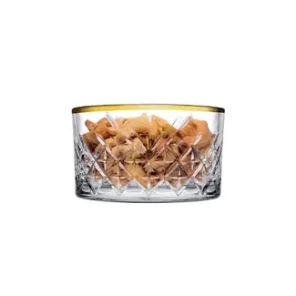 Pasabahce Pasabahce 4 Timeless Rond Snackkom Goud | 235ml