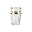 SUNAY 12-delig Casablanca Theeglazen | Goud | 175ml