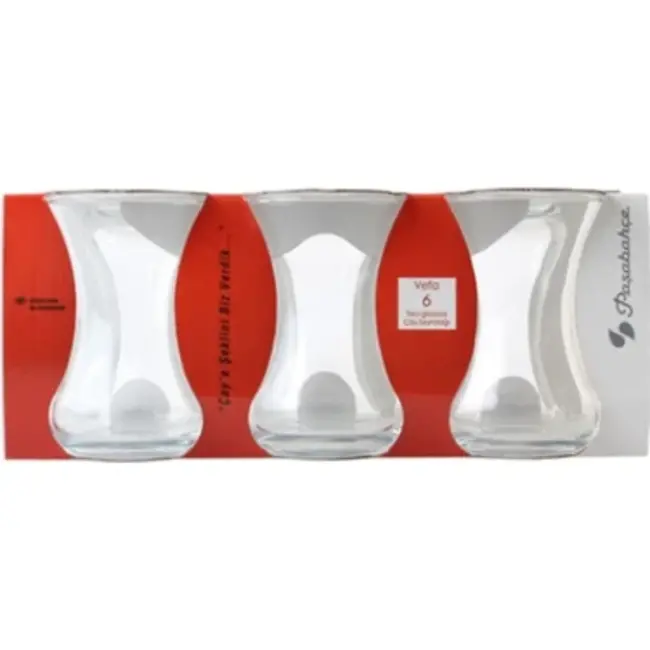 Pasabahce 6 Vefa Theeglazen | 130ml