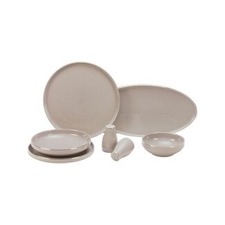 Bricard BRICARD LUNEL DINNER SET | TAUPE - GOUD 27-DELIG