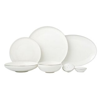 Bricard BRICARD CANET DINNER SET | WIT-ZILVER 27-DELIG