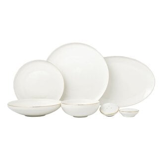 Bricard BRICARD CANET DINNER SET | WIT-GOUD 27-DELIG