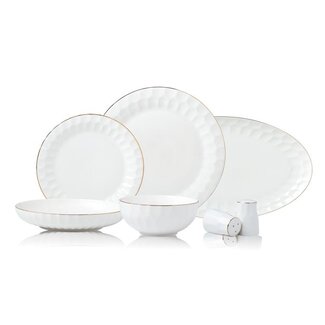 Bricard BRICARD MURET DINNER SET | WIT-GOUD 27-DELIG