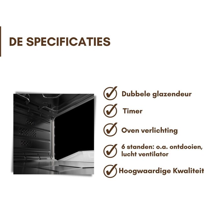 Teffo Elektrische Oven | 70L