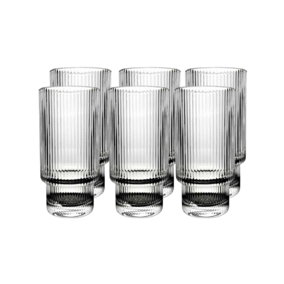 TREND FOR HOME Gigi Vivid Rainbow Set Van 6 Drinkgla 370 Ml Cocktailglazen Waterglazen Set Kleurrijke Longdrinkglazen Glazen Tumbler Kleurrijke Glazen Caipirinha Drinkglas Waterglas   Trend For Home 778429859