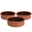 TAPAS SCHALEN TERRACOTTA 3STS