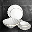 ALMINA 27 Flores Serviesset Wit-Goud | 6-persoons