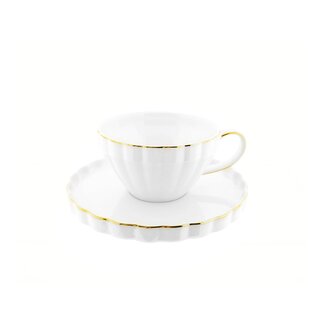 Almina 12 Flores Coffee Set | Wit Goud