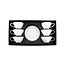 Almina 12 Flores Coffee Set | Wit Goud