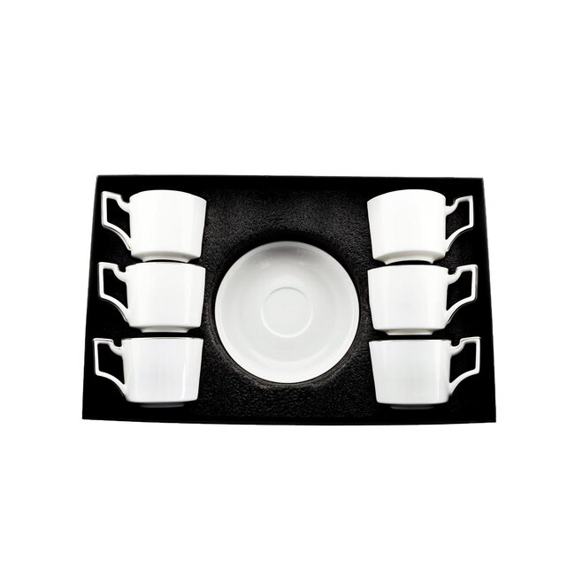 Almina 12 Borneo Coffee Set | Wit