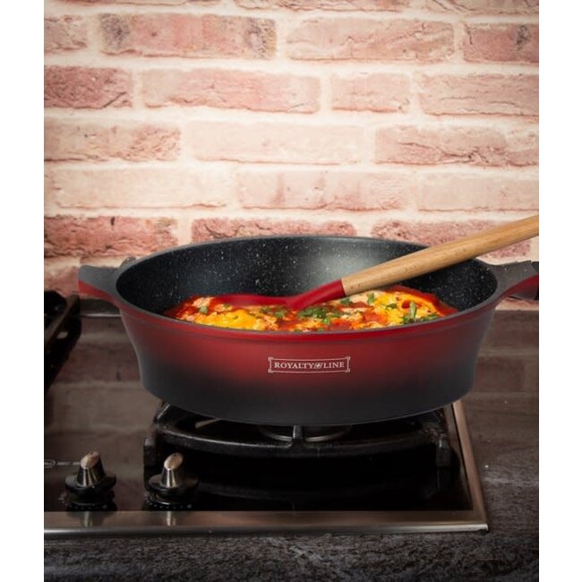 Royalty Line® Pannenset 17-delig | Rood / Zwart