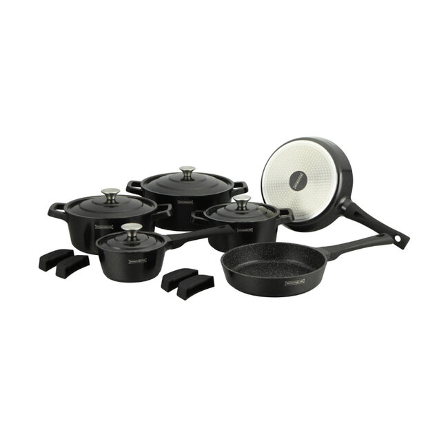 Royalty Line® Pannen Set 14- delig | Zwart
