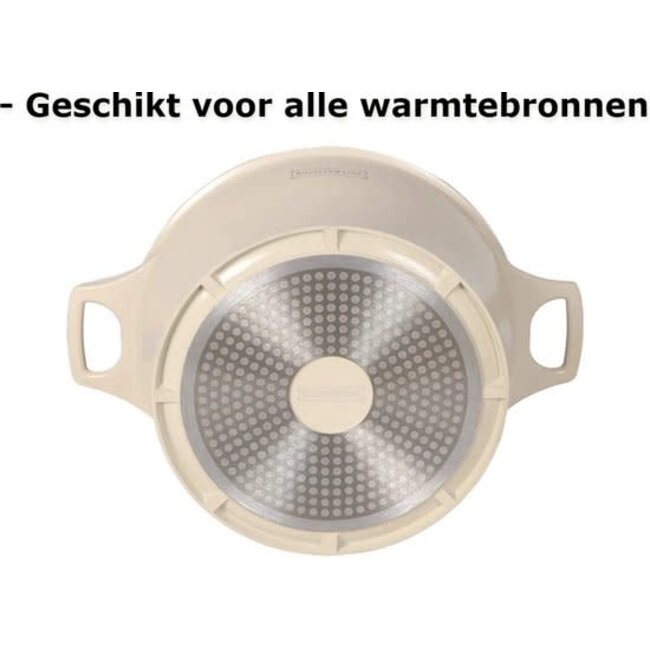 Royalty Line® 15-Piece Cookware Set | Cream