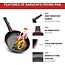 Royalty Line® 10-Piece Cookware Set | Burgundy